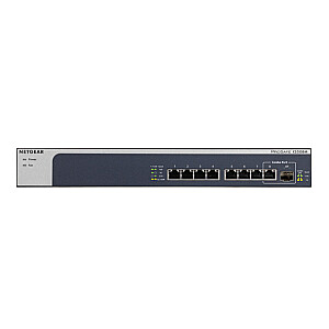 Netgear XS508M Неуправляемый Ethernet 10G (100/1000/10000), серый, серебристый