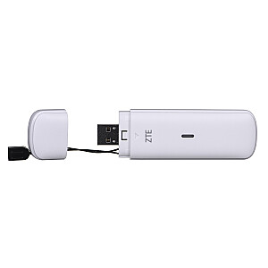 Huawei ZTE MF833U1 mobilā modema USB zibatmiņa (4G/LTE) 150Mbps balts