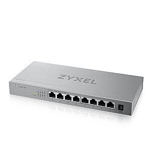 Zyxel MG-108 nepārvaldīts 2,5 G Ethernet (100/1000/2500) tērauds