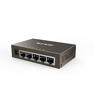 Tīkla slēdzis Tenda TEG1005D Gigabit Ethernet (10/100/1000) Pelēks