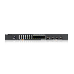 Zyxel XGS1930-28 pārvaldīts L3 Gigabit Ethernet (10/100/1000) melns