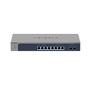 8-портовый мультигигабитный/10-гигабитный Ethernet-порт Netgear Ultra60 PoE++ Smart Managed Pro Switch с 2 портами SFP+ (MS510TXUP)