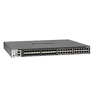 Netgear M4300-24X24F pārvaldīts L2/L3/L4 10G Ethernet (100/1000/10000) 1U melns