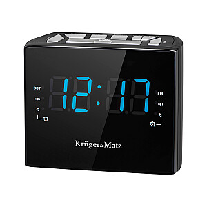 Kruger & Matz KM0812 digitālais radio pulkstenis melns