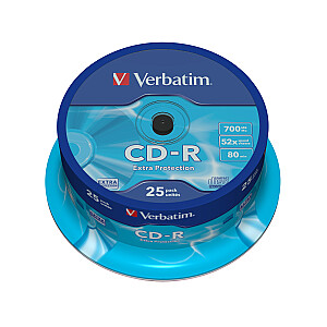 CD-R Verbatim дополнительная защита 25 шт.