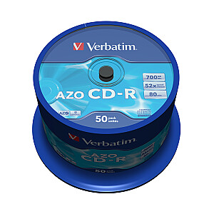 VERBATIM CD-R 80мин 700 МБ 52x50p