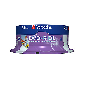 DVD + R Verbatim DL Printable 25szt