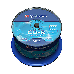 VERBATIM 50x CD-R 700MB 52x SP