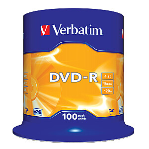 VERBATIM 100x DVD-R 4,7GB 16x SP