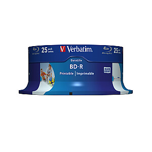 BD-R Verbatim 25GB Drukājama Datalife 25szt