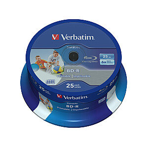 BD-R Verbatim 25GB Drukājama Datalife 25szt