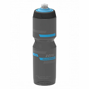 Dzērienu pudele Zefal Magnum Pro-Smoked Black (Cyan Blue/Grey), 1L Jauns 2021