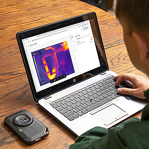 FLIR S3-X? termoattēlveidošanas kamera Melna 1800 mAh vanādija oksīds Nedzesēts fokusa plaknes režģis Iebūvēts displejs 128 x 96 pikseļi LCD 640 x 480 pikseļi