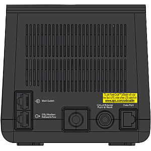 APC Back-UPS 650VA 230V 1 USB uzlādes pieslēgvieta - (atsevišķs) USV Gaidstāve (gaidstāve) 0,65kVA, 400W 8 maiņstrāvas kontaktligzdas