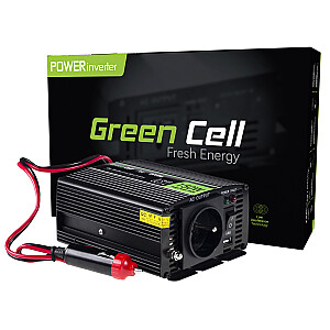 Green Cell 12V līdz 230V Modificēts sinusoidāls 150W