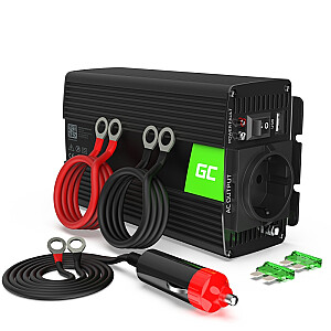 Green Cell 12V līdz 230V Tīrs 500W sinusoidāls