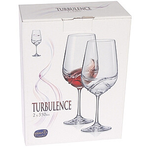 Glāzes Turbulence vīna 550ml 2gab. 140171