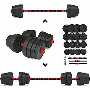 Kompozītmateriālu stieņi HMS Barbells-Barbells 30 kg (SGP30)