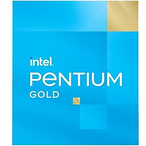 Процессор INTEL для настольных ПК Pentium Gold G7400 3700 МГц, ядра 2, 6 МБ, разъем LGA1700, 46 Вт, графический процессор UHD 710 BOX BX80715G7400SRL66