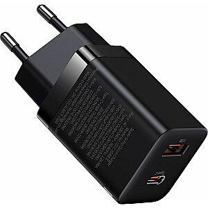 Зарядное устройство Baseus Super Si Pro 1x USB-A 1x USB-C 3 A (BSU2903BLK)