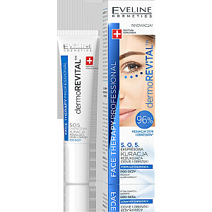 Eveline Kremace Therapy Professional Eye Cream S.O.S. уменьшение темных кругов и отеков 15 мл