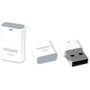 USB 2.0 Flash Drive Pico Edition (pelēka) 32GB<
