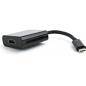 Адаптер USB Gembird USB-C HDMI, 0.15м, Czarny (A-CM-HDMIF-01)