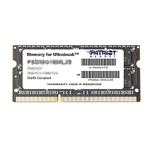 Patriot atmiņa PSD34G1600L2S 4 GB 1 x 4 GB DDR3L 1600 MHz