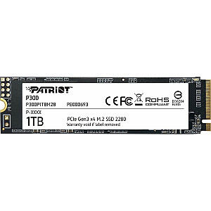 Patriot P300 1 TB M.2 2280 PCI-E x4 SSD (P300P1TBM28)