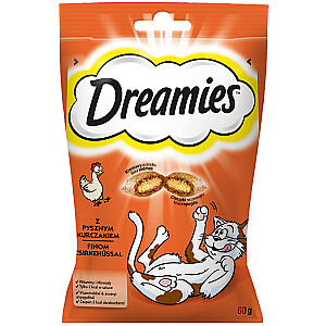 Dreamies 4008429037894 лакомство для собак и кошек Snacks Chicken 60 г