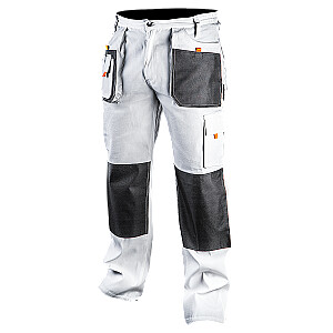 Белые рабочие брюки NEO, размер XL / 56 - 81-120-XL