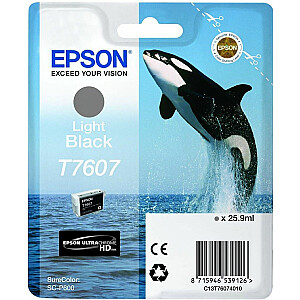 Epson Tusz T7607 UltraChrome HD (светло-черный)