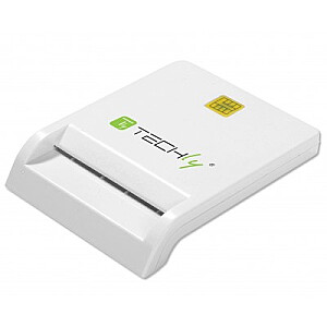 Techly Compact /Writer USB2.0 White I-CARD CAM-USB2TY viedkaršu lasītājs iekštelpām