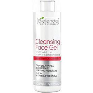 Bielenda Professional Facial Cleansing Gel 10% Almond Acid + AHA + Lactobionic Acid Gel Preparing Peel 200гр.