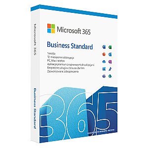 Microsoft 365 Business Standard PL — viena gada licence