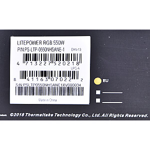 Thermaltake Litepower RGB 550 Вт