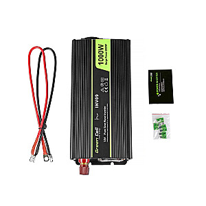 Green Cell 12V līdz 230V Tīrs 1000W sinusoidāls