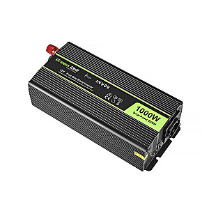 Green Cell 12V līdz 230V Tīrs 1000W sinusoidāls