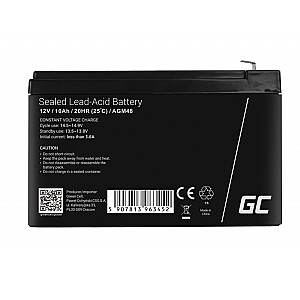 GREEN CELL Battery AGM VRLA 12V 10Ah