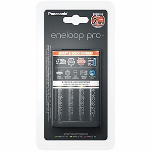 Panasonic Eneloop BQ CC55 + 4 x R6 / AA Eneloop Pro 2500 mAh BK-3HCDE