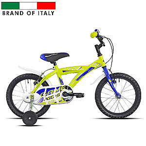 Bērnu velosipēds Esperia 9500 Game boy 1V Yellow/Blue (Rata izmērs: 16”)