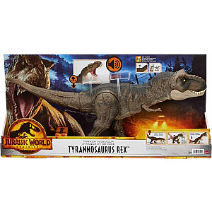 Mattel Jurassic World Статуэтка Tyrannosaurus Destroy and Devour HDY55