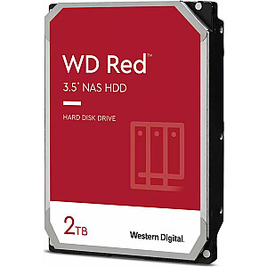 WD Red 2TB 3,5 collu SATA III (6Gb/s) servera disks (WD20EFAX)