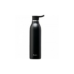Бутылка для воды CityLoop Thermavac eCycle 0,6 л не перерабатывается. стальной черный
