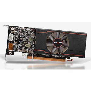 Видеокарта SAPPHIRE AMD Radeon RX 6400 4 ГБ GDDR6 64-разрядная PCIE 4.0 16x Single Slot Fansink 1xHDMI 1xDisplayPort 11315-01-20G