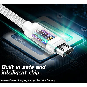 Swissten Textile Quick Charge Universāls Micro USB Datu un Uzlādes Kabelis 1.2m