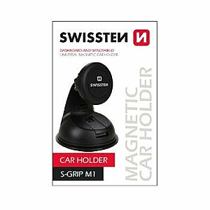 Swissten S-GRIP M1 Premium Universāls Turētājs logam ar Magnētu un 360 Rotāciju