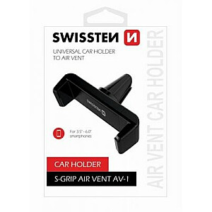 Swissten S-Grip AV-1 Universāls Auto Stiprinājums Gaisa Restei