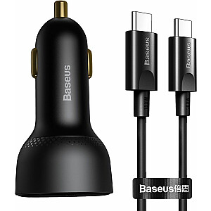 Зарядное устройство Baseus Superme 1x USB-A 1x USB-C 3 A (BSU2838BLK)