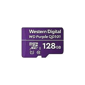 Карта WD Purple MicroSDXC 128 ГБ Class 10 UHS-I/U1 (WDD128G1P0C)